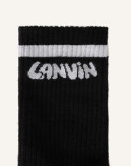 Chaussettes Lanvin En Coton Black | Lanvin Men
