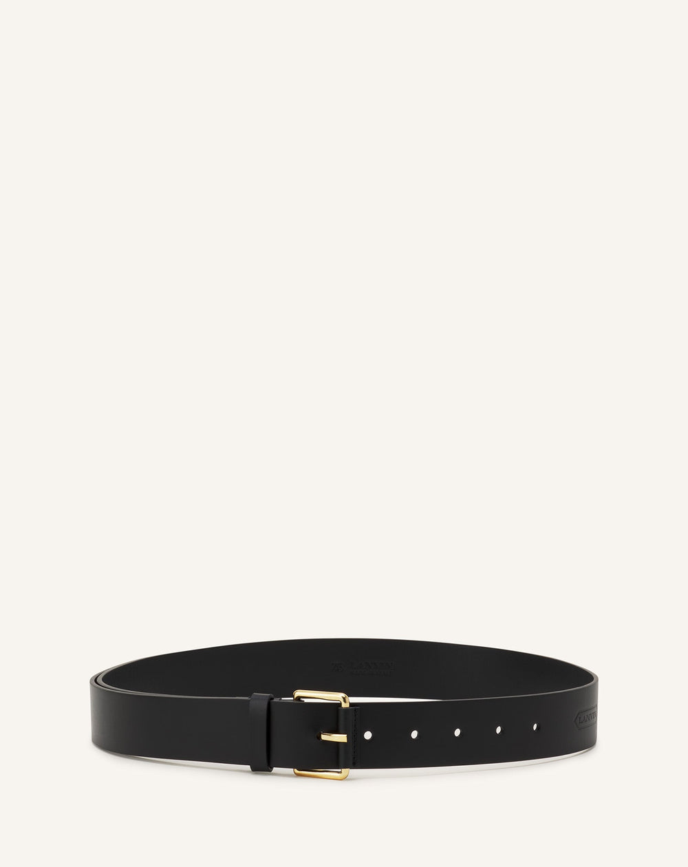 Black Compagnon Leather Belt | Lanvin Women