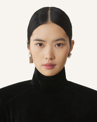 Silver Rhythmique Asymmetrical Earrings | Lanvin Women