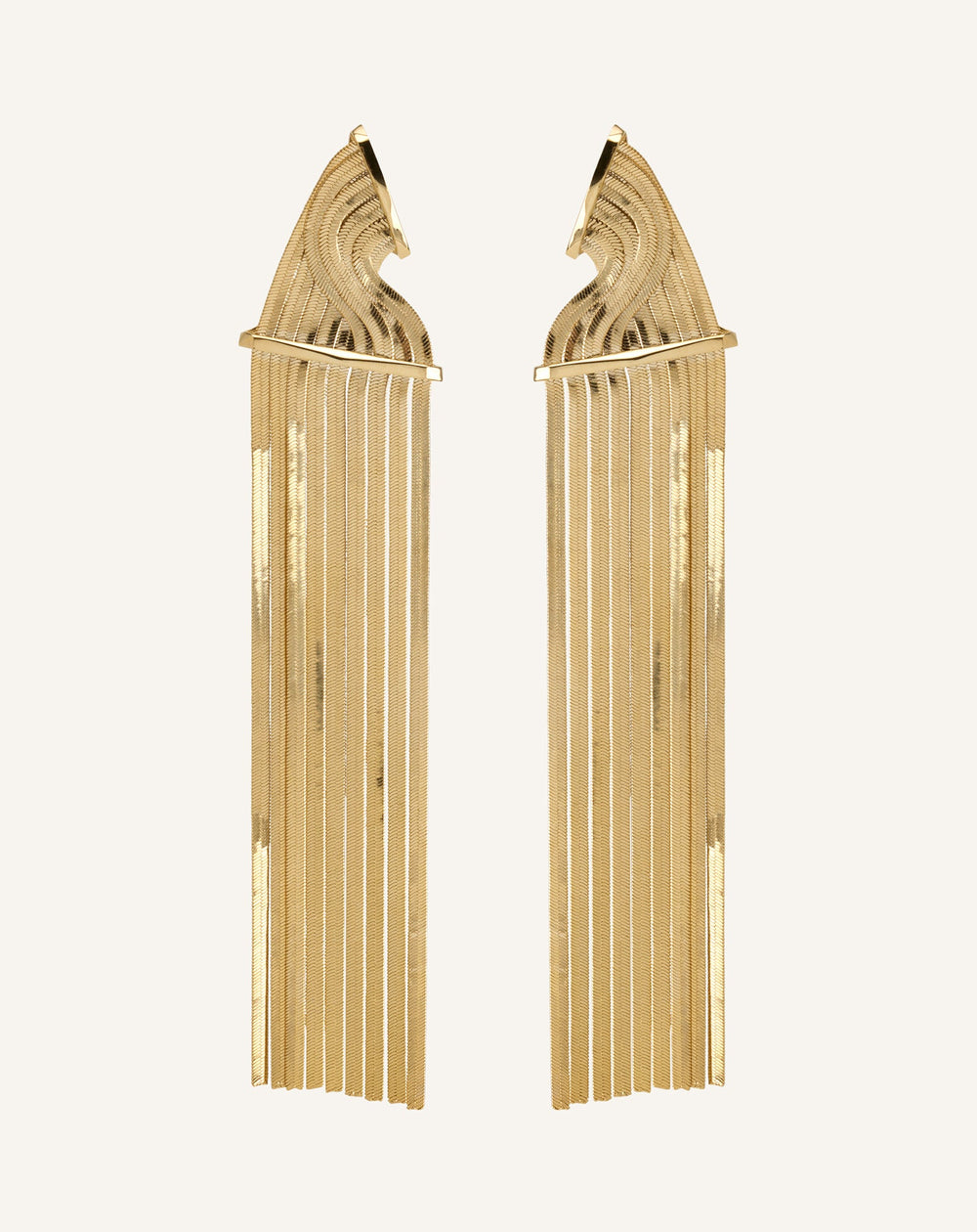 Boucles D'oreilles Chain À Franges Silver | Lanvin Women