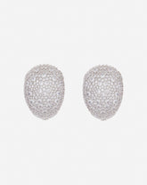 Silver Haute Séquence Rhinestone Earrings | Lanvin Women