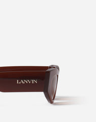 Brown Lanvin Logo Sunglasses | Lanvin Women