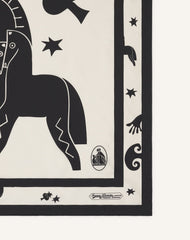 Carré Imprimé Lunar Year En Soie White | Lanvin Women