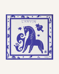 Carré Imprimé Lunar Year En Soie | Lanvin Women