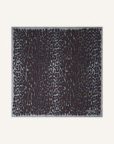 Grey Leopard Print Silk Scarf | Lanvin Women