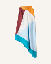 Top À Motif Graphique En Soie White | Lanvin Women