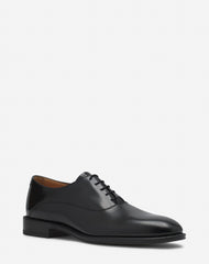 Black Lanvin Signature Leather Oxford Shoes | Lanvin Men
