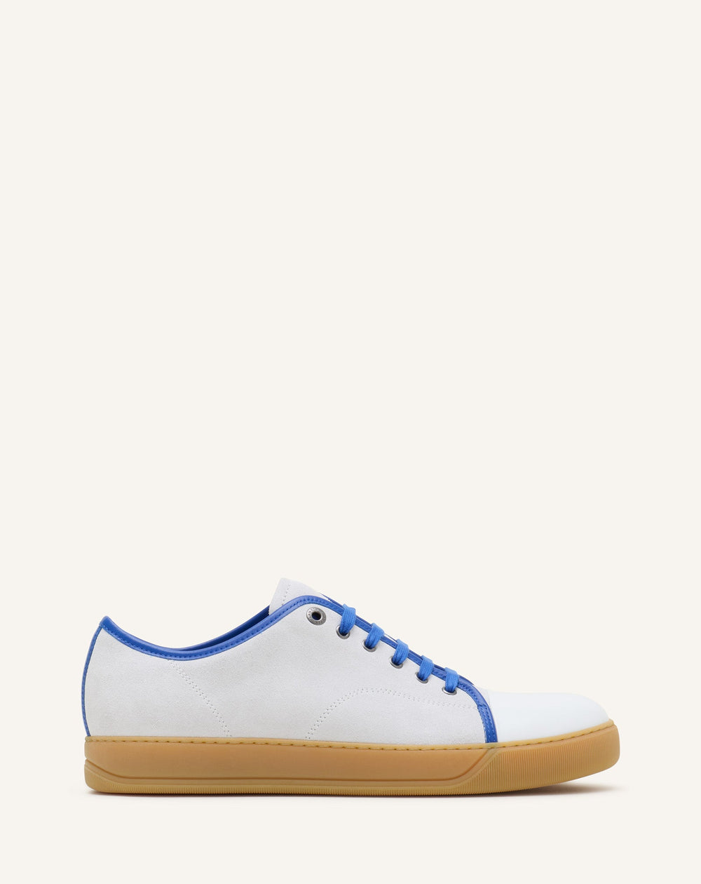 Blue Dbb1 Leather And Suede Sneakers | Lanvin Men