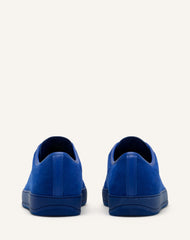 Blue Dbb1 Leather And Suede Sneakers | Lanvin Men