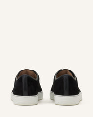 Black Dbb1 Sneakers In Suede And Patent Leather | Lanvin Men