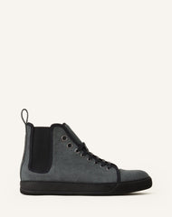 Dbb1 High Top Sneakers En Canvas Black | Lanvin Men