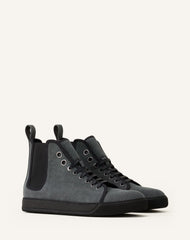Dbb1 High Top Sneakers En Canvas Black | Lanvin Men