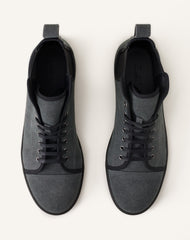 Dbb1 High Top Sneakers En Canvas Black | Lanvin Men