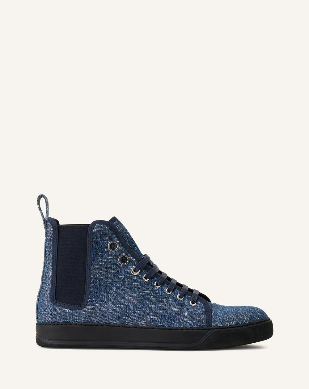 Dbb1 High Top Sneakers En Denim Blue | Lanvin Men