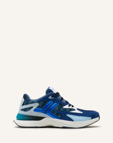 Sneakers Jla En Mesh Et Cuir Métallisé Blue | Lanvin Women