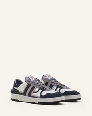 Sneakers Clay En Cuir Perforé Et Suède Black | Lanvin Women