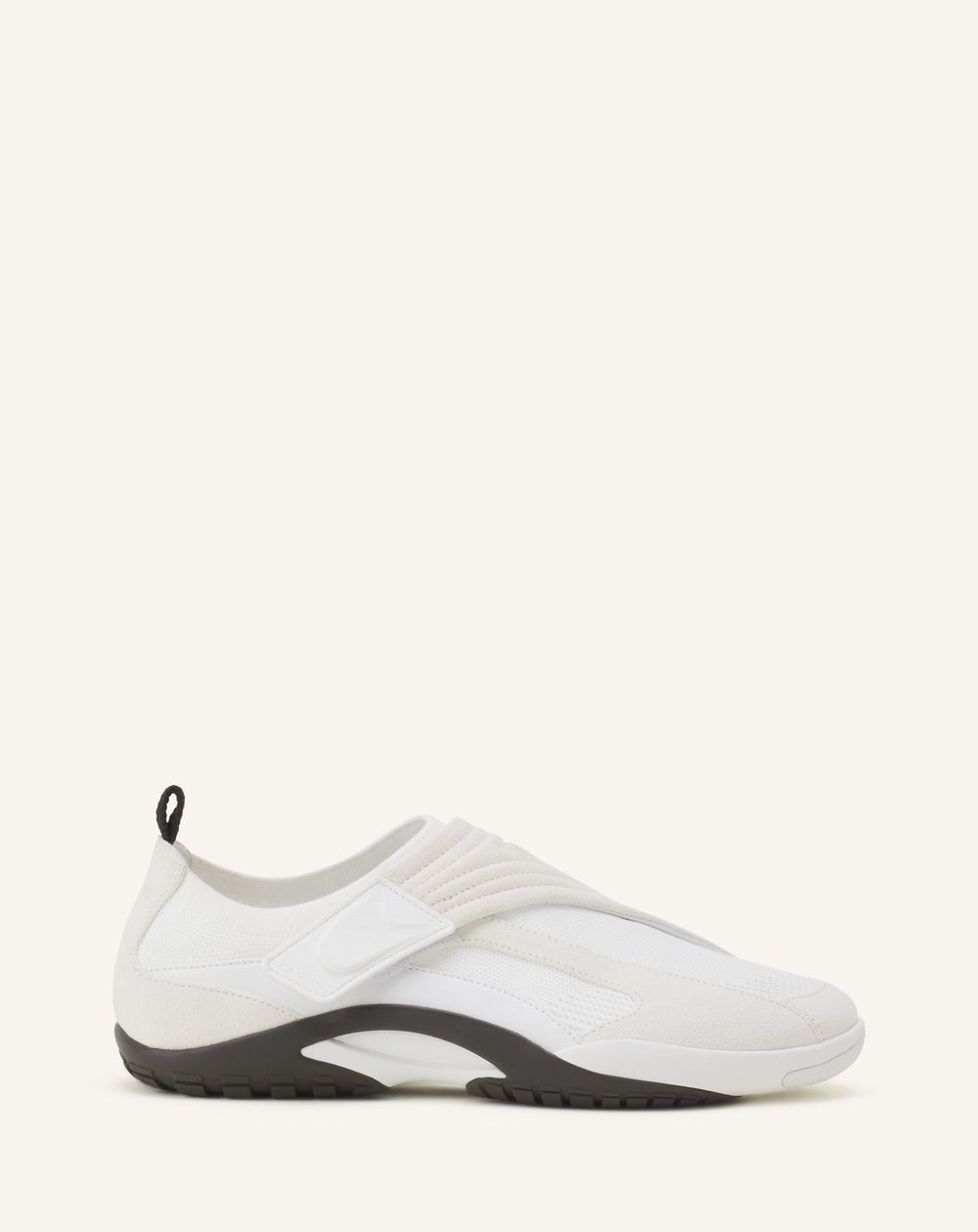 Sneaker Lnv1 En Suede Tricote White | Lanvin Women