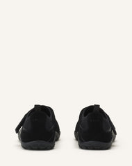 Sneaker Lnv1 En Suede Tricote Black | Lanvin Women