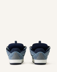 Grey Curb Leather Sneakers | Lanvin Women
