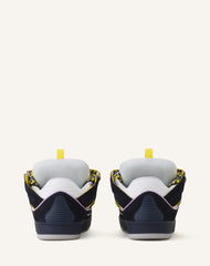 Blue Curb Leather Sneakers | Lanvin Women