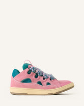 Green Curb Leather Sneakers | Lanvin Women