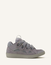 Sneakers Curbs En Suede Monocolor Grey | Lanvin Women