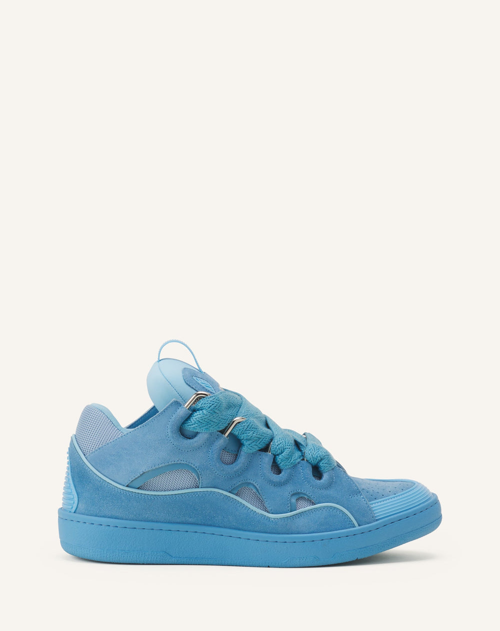Sneakers Curbs En Suede Monocolor Blue | Lanvin Women