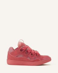 Sneakers Curbs En Suede Monocolor Pink | Lanvin Women