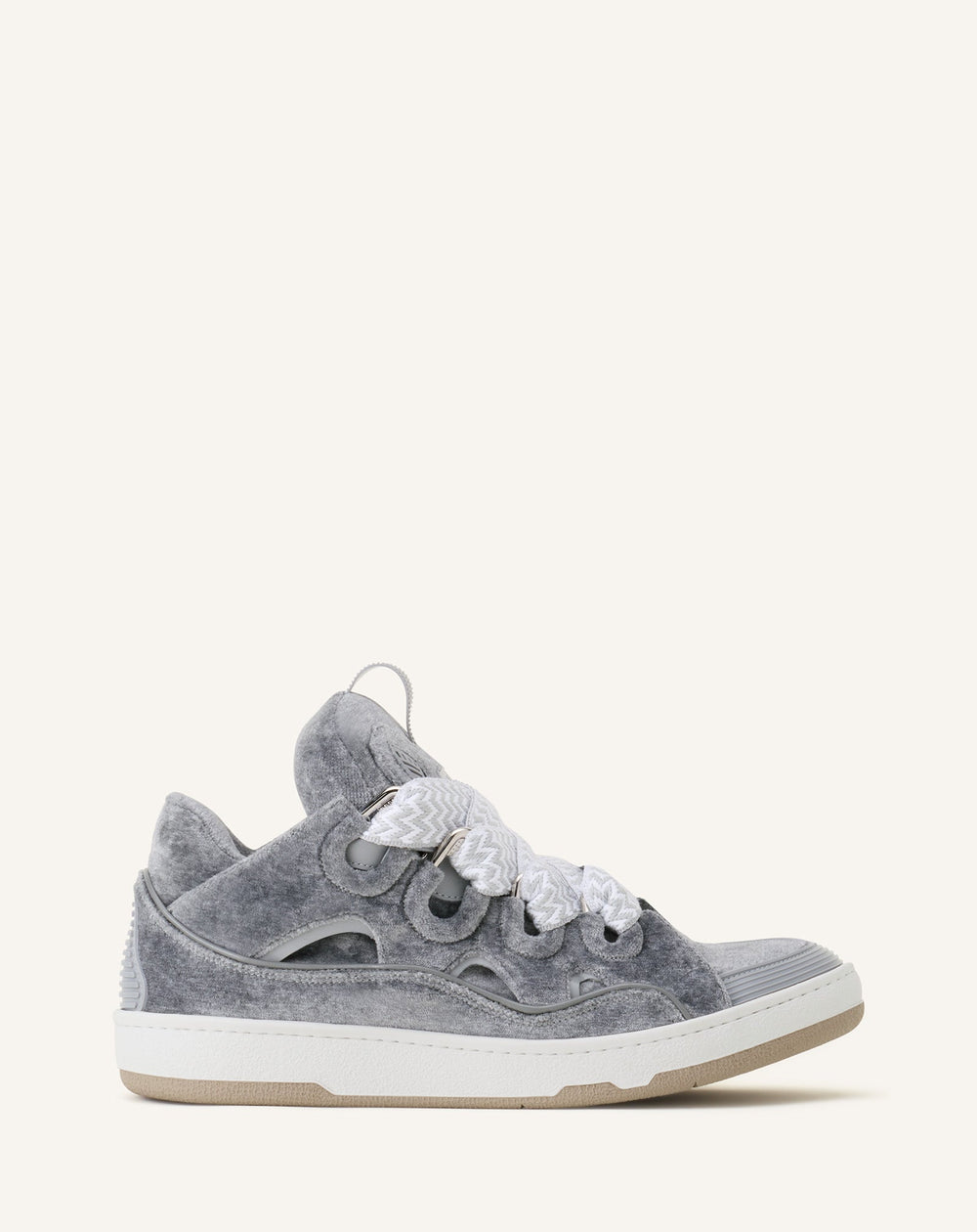 Curb Sneakers En Jersey Grey | Lanvin Women