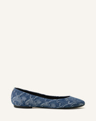 Ballerine Lunar Year En Denim Blue | Lanvin Women