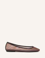 La Ballerine En Mesh Brown | Lanvin Women
