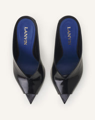 Black Midnight Step Mule In Patent Leather | Lanvin Women