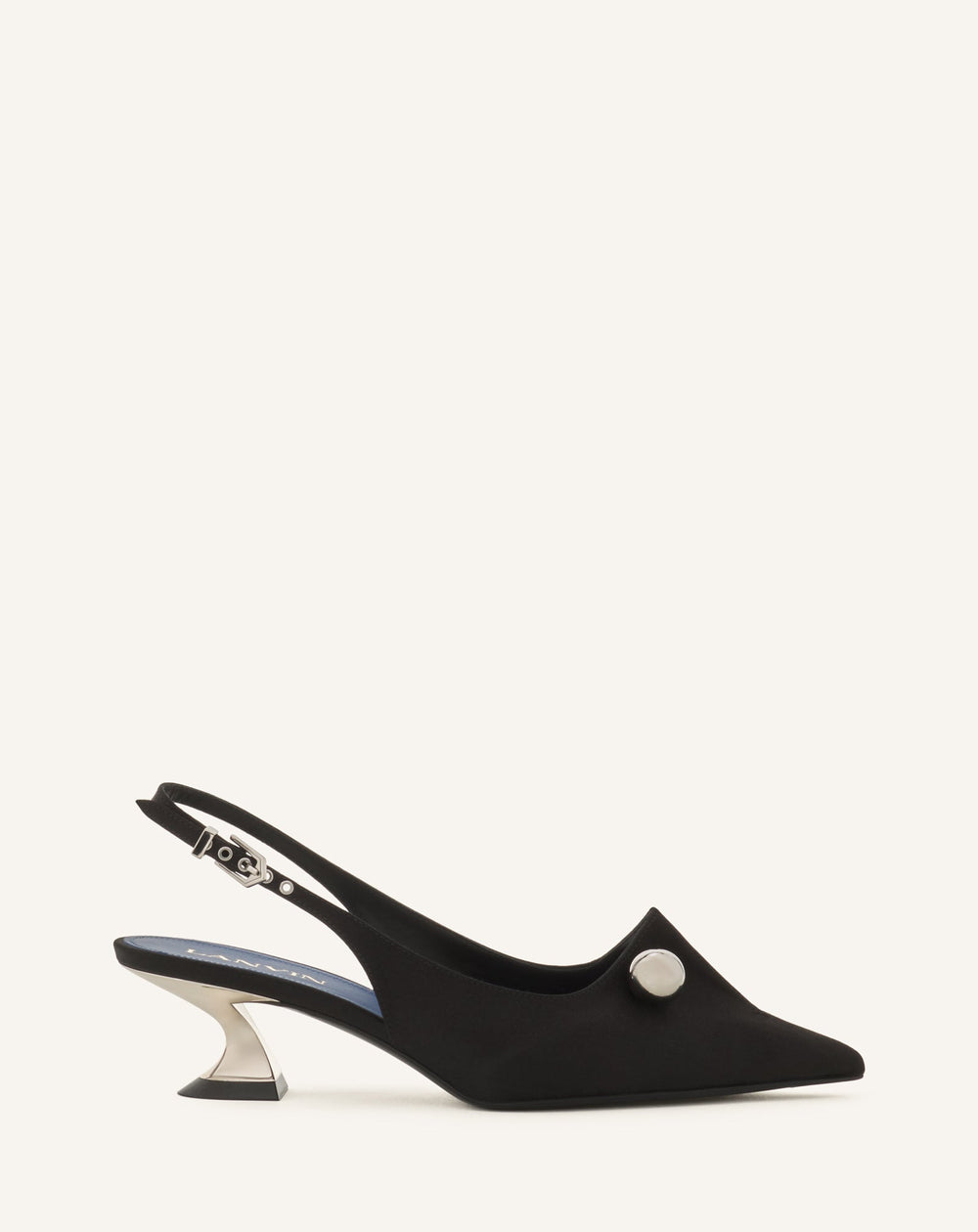 Slingback Piercing 50mm Black | Lanvin Women