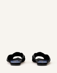 Mule Plate Pointue A Studs Black | Lanvin Women