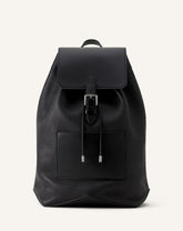 Sac À Dos Zaino En Cuir Black | Lanvin Men