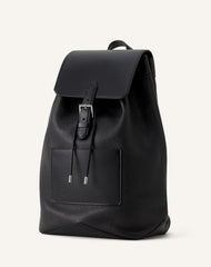Sac À Dos Zaino En Cuir Black | Lanvin Men
