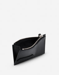 Black Lanvin Signature Leather Cardholder | Lanvin Men