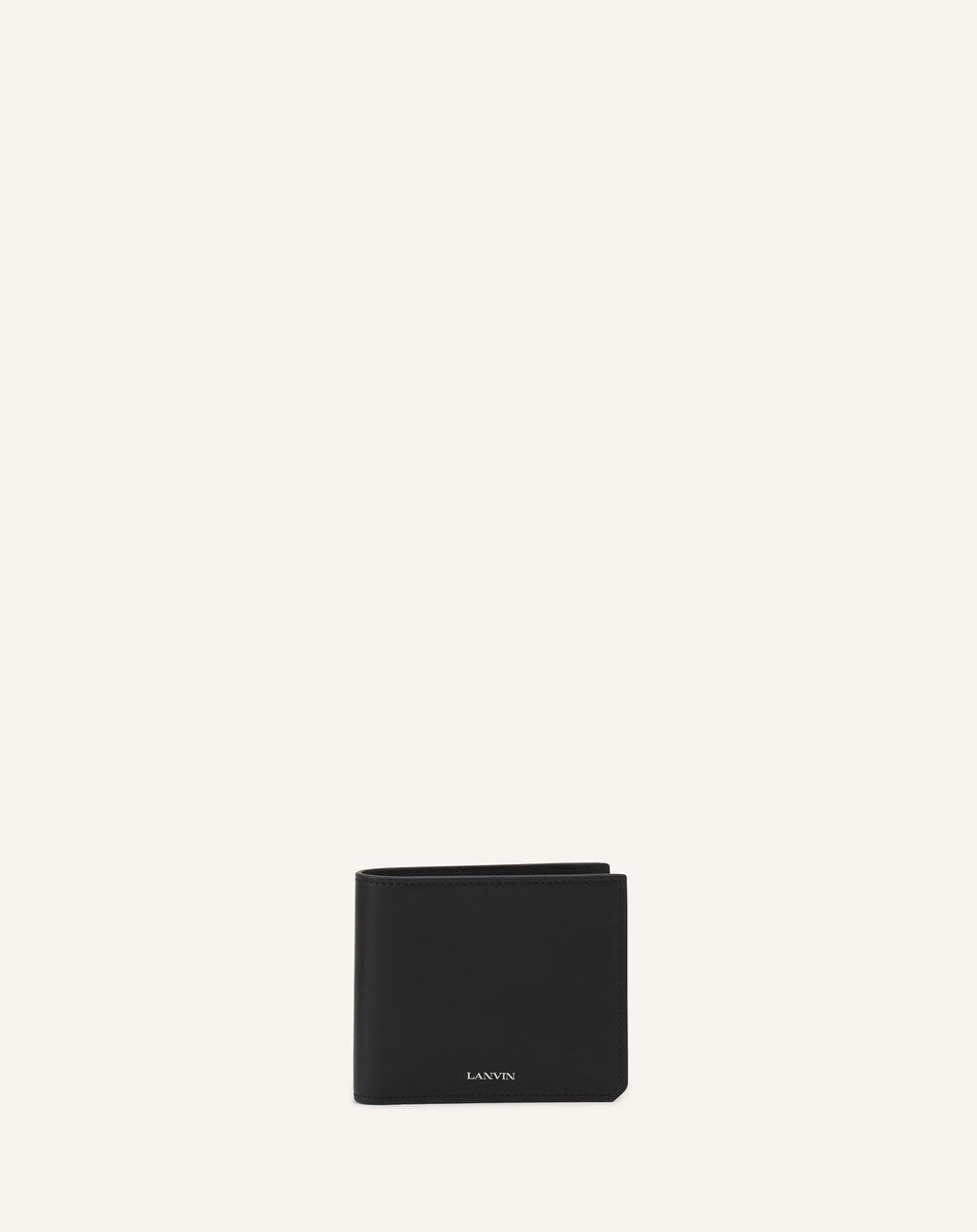 Black Compagnon Leather Wallet | Lanvin Women