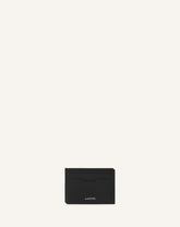 Black Compagnon Leather Cardholder | Lanvin Women