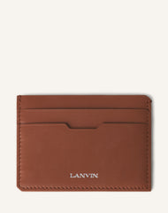 Brown Compagnon Leather Cardholder | Lanvin Women