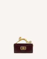 Brown Pencil Cat Nano Patent Leather Bag | Lanvin Women