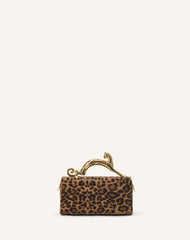 Sac Boîte Nano Avec Poignée Chat Imprimé Léopard Beige | Lanvin Women