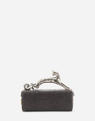 Black Medium Pencil Cat Bag In Python | Lanvin Women