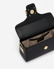 Black Nano Pencil Cat Bag In Leather And Rhinestone | Lanvin Women