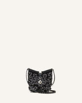 Sac Seau Catch By Lanvin En Cuir Brodé Black | Lanvin Women
