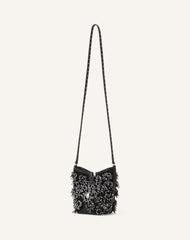 Sac Seau Catch By Lanvin En Cuir Brodé Black | Lanvin Women