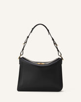 Black Compagnon Asymmetrical Bag In Leather | Lanvin Women