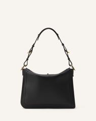 Black Compagnon Asymmetrical Bag In Leather | Lanvin Women