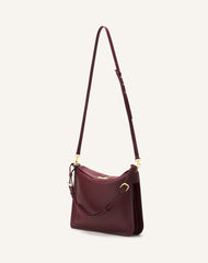 Brown Compagnon Asymmetrical Bag In Leather | Lanvin Women