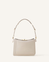 Sac Compagnon Asymetrique En Cuir White | Lanvin Women